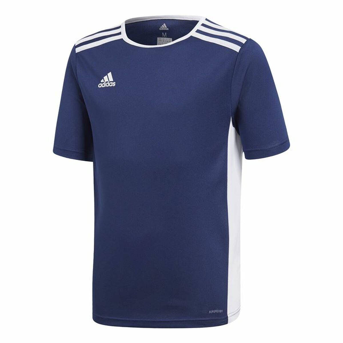 Kortærmet Fodboldtrøje Til Børn Adidas Entrada Blå