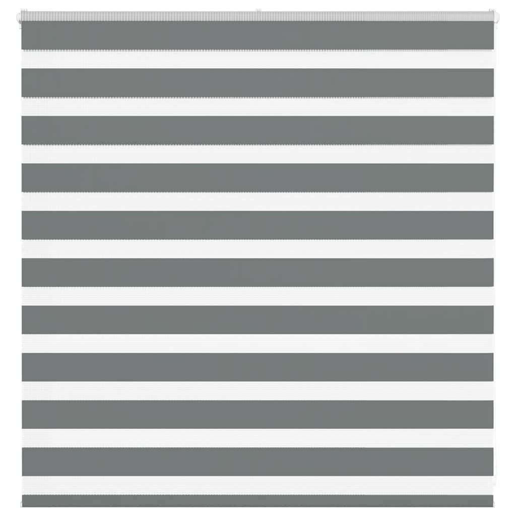 Zebragardin mørkegrå 140x100 cm stofbredde 135,9 cm polyester