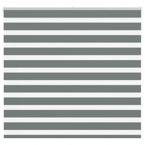 Zebragardin mørkegrå 165×100 cm - stofbredde 160,9 cm, polyester