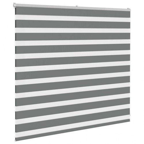 Zebragardin mørkegrå 165×100 cm - stofbredde 160,9 cm, polyester