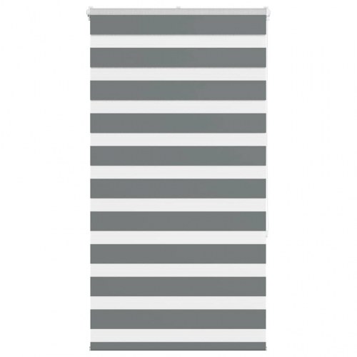 Zebragardin mørkegrå 75×150 cm - stofbredde 70,9 cm, polyester