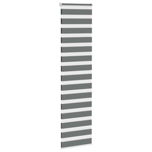 Zebragardin mørkegrå 70×200 cm - stofbredde 65,9 cm, polyester