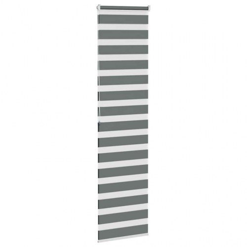Zebragardin mørkegrå 70×200 cm - stofbredde 65,9 cm, polyester