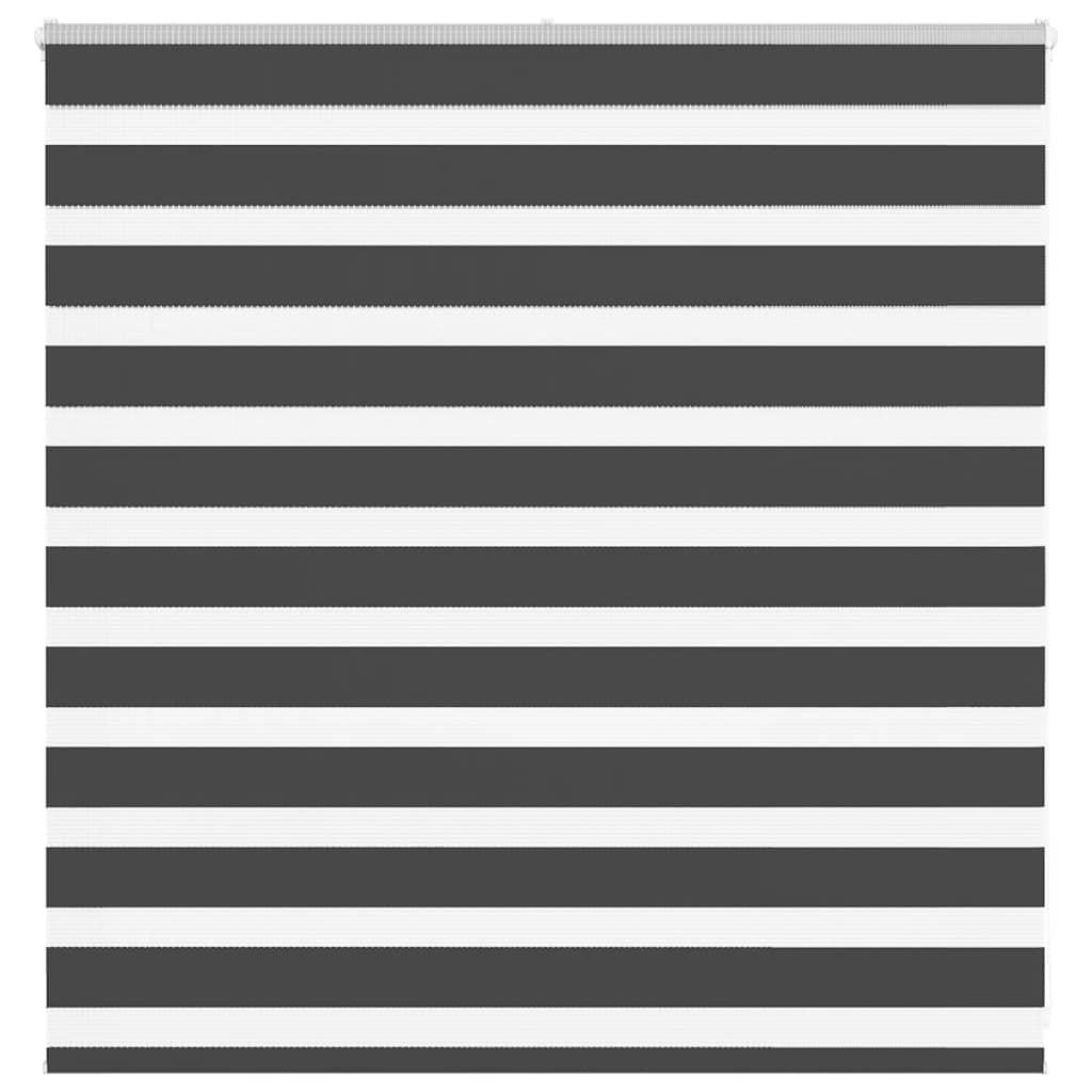 Zebragardin sort 140x100 cm stofbredde 135,9 cm polyester