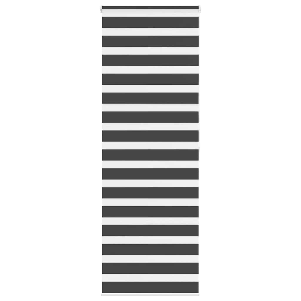 Zebragardin sort 70x200 cm stofbredde 65,9 cm polyester