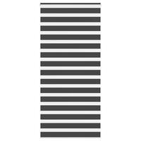 Zebragardin sort 95x200 cm stofbredde 90,9 cm polyester