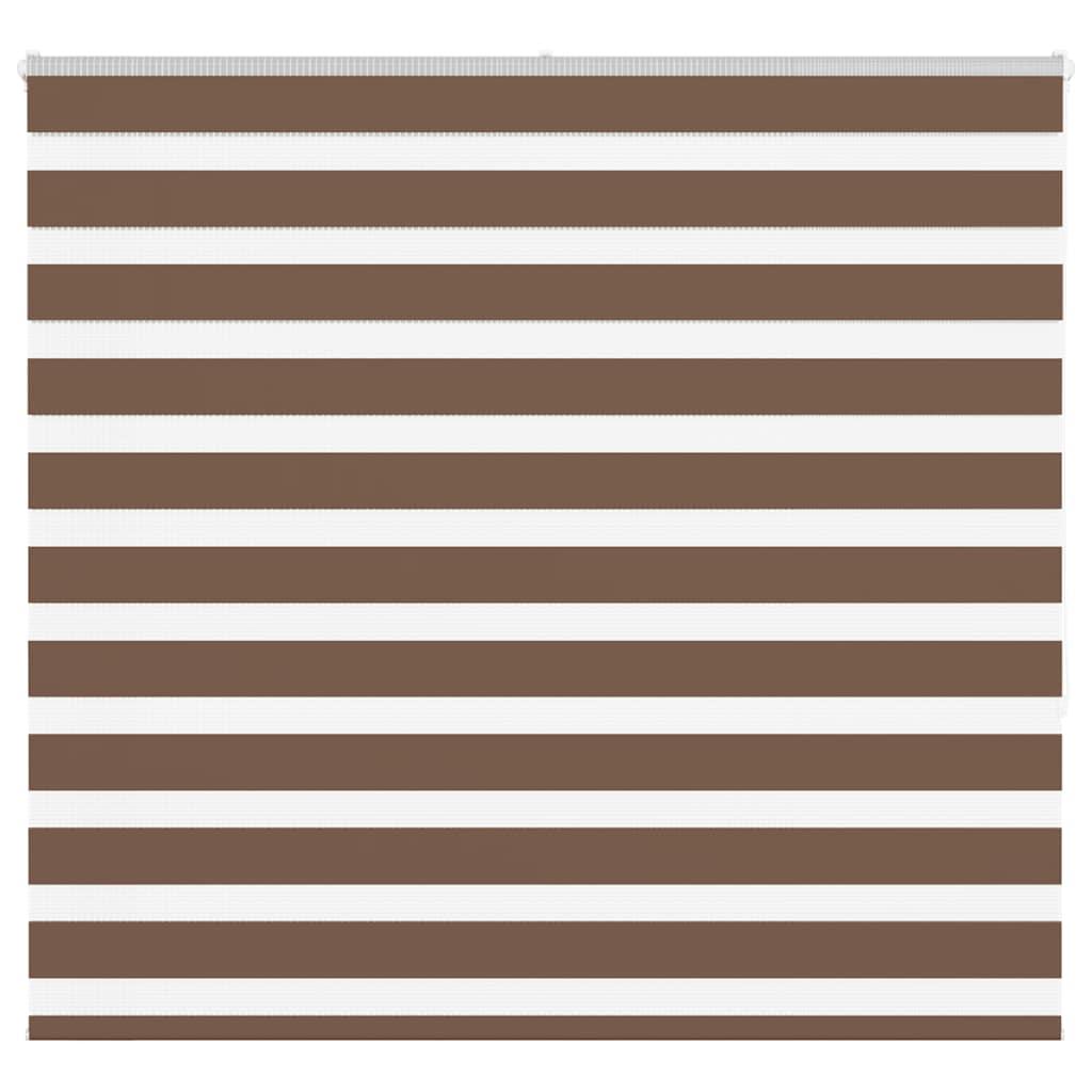 Zebragardin brun 165x150 cm stofbredde 160,9 cm polyester
