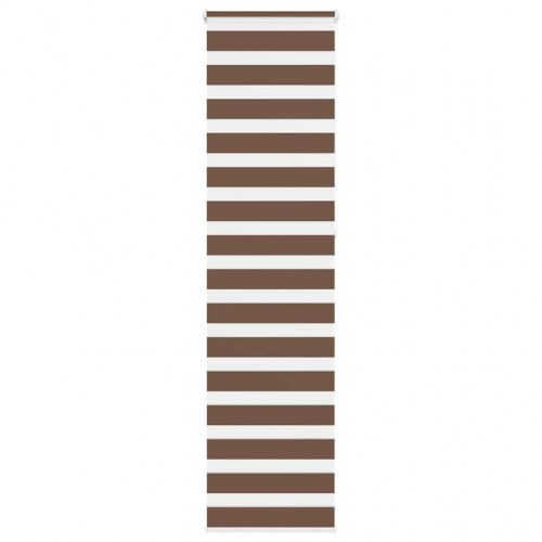 Zebragardin - brun 65×230 cm, stofbredde 60,9 cm, polyester