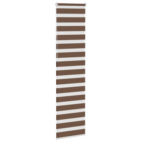 Zebragardin - brun 65×230 cm, stofbredde 60,9 cm, polyester