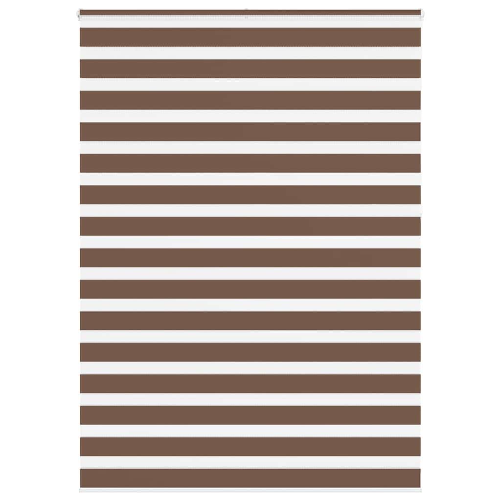 Zebragardin brun 155x230 cm stofbredde 150,9 cm polyester billede