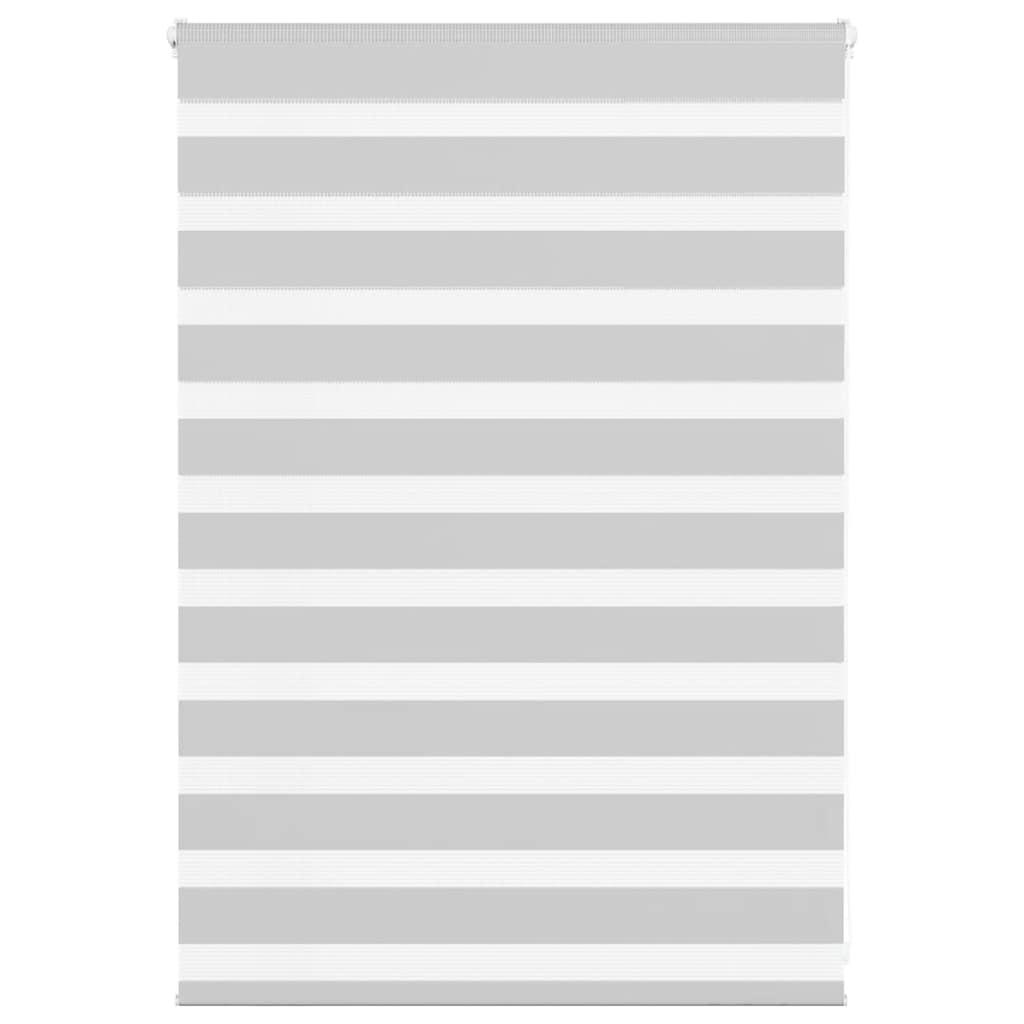 Zebragardin lysegrå 95x100 cm stofbredde 90,9 cm polyester