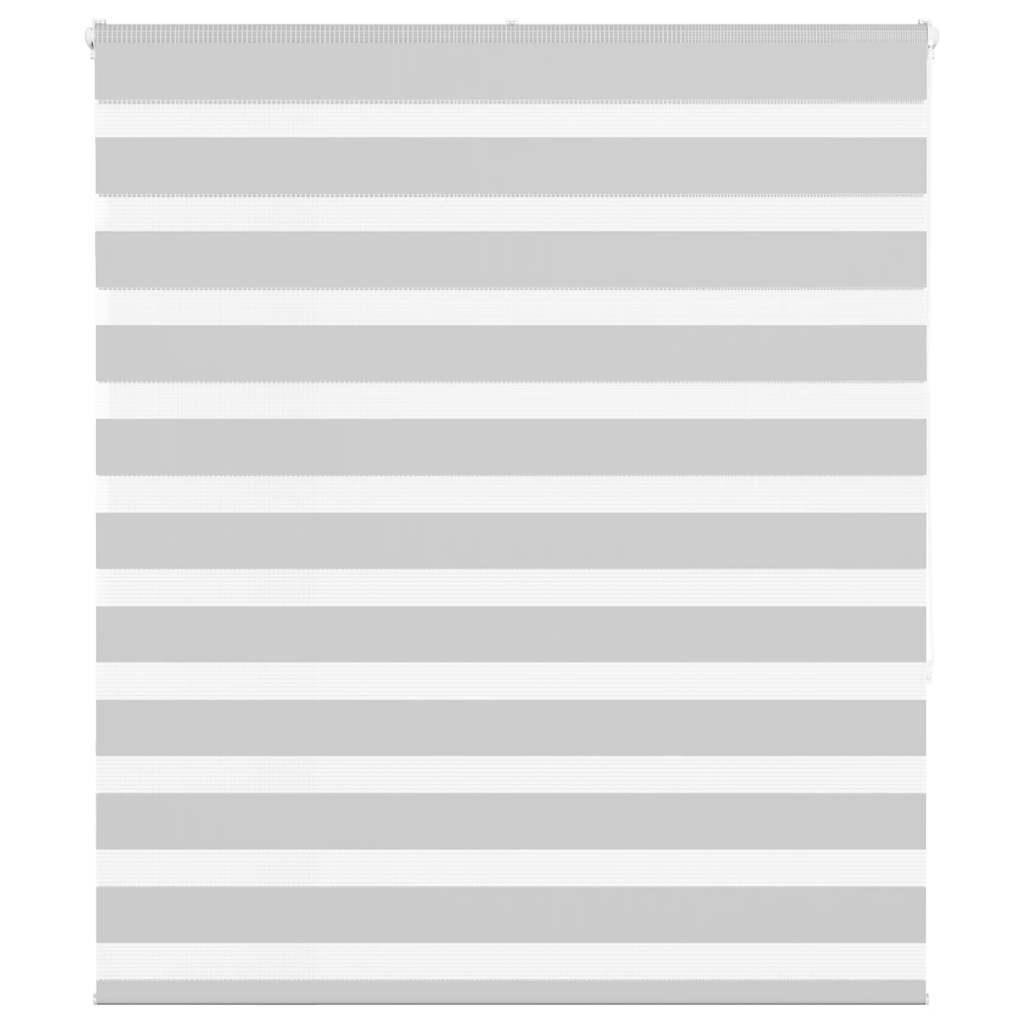 Zebragardin lysegrå 130x150 cm stofbredde 125,9 cm polyester