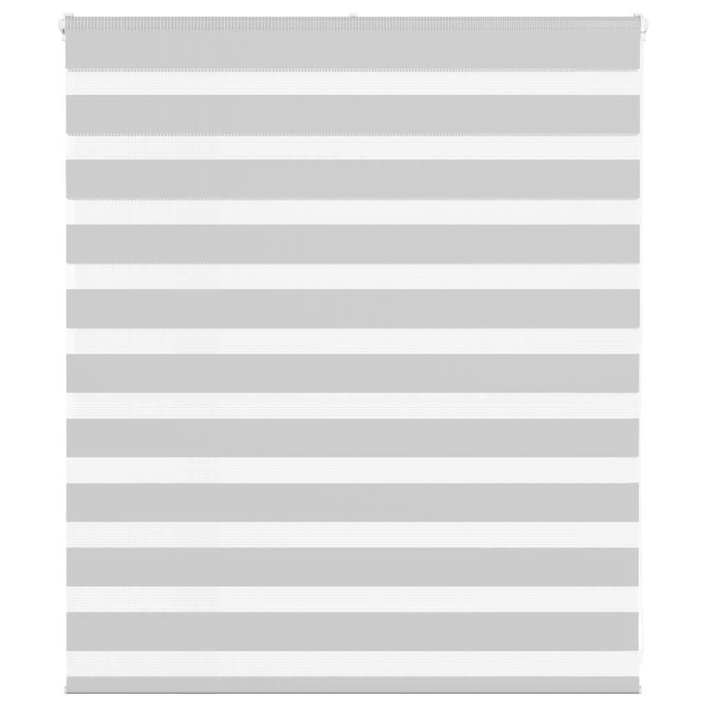 Zebragardin lysegrå 120x100 cm stofbredde 115,9 cm polyester