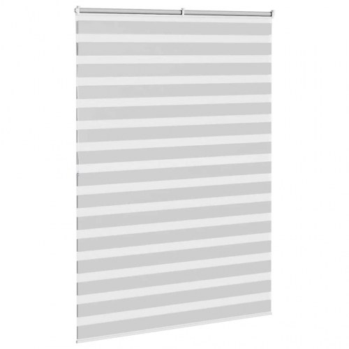 Zebragardin lysegrå 155×200 cm - stofbredde 150,9 cm, polyester