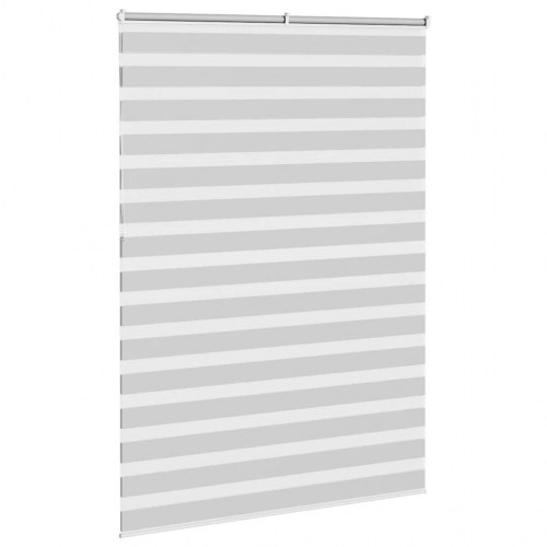 Zebragardin - lysegrå 160×230 cm, stofbredde 155,9 cm, polyester