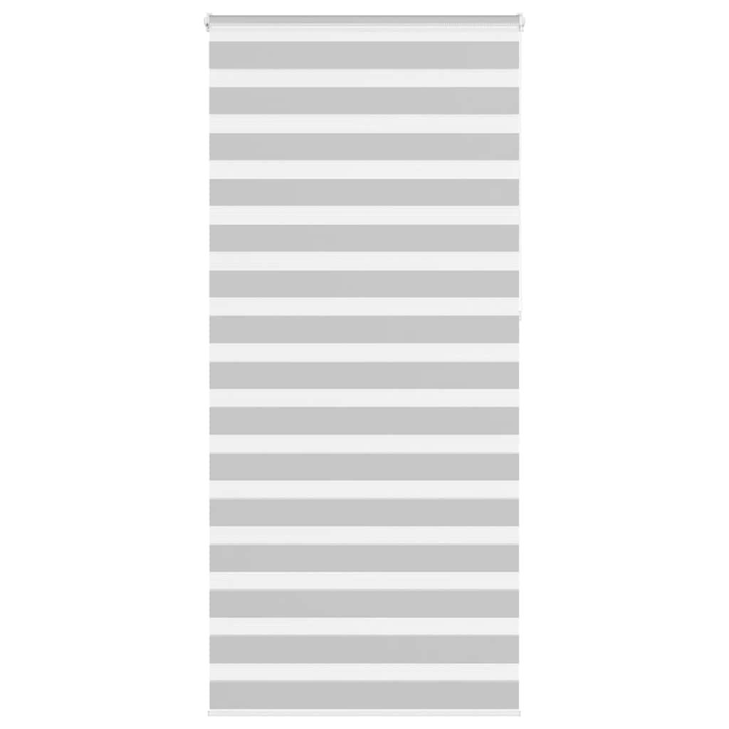 Zebragardin lysegrå 95x230 cm stofbredde 90,9 cm polyester