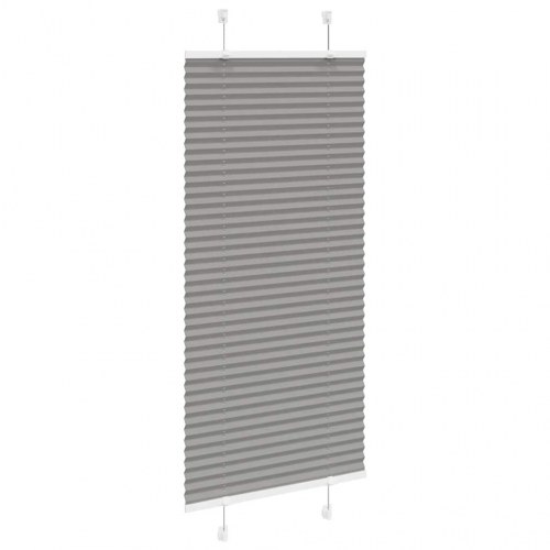 Plisségardin antracit 60×150 cm - stofbredde 59,4 cm, polyester
