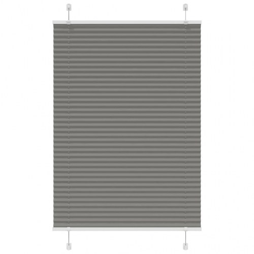 Plisségardin - antracit, 100×150 cm, polyester
