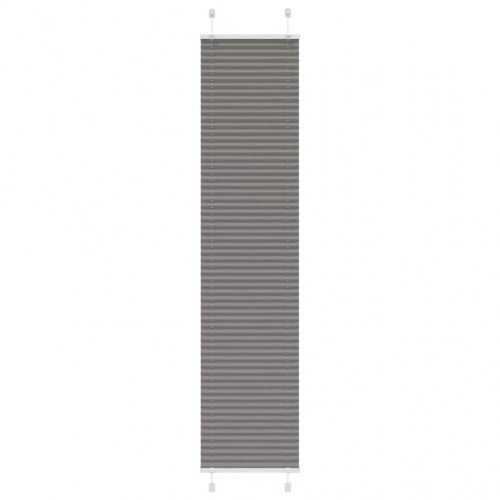 Plisségardin antracit 50×200 cm - stofbredde 49,4 cm, polyester