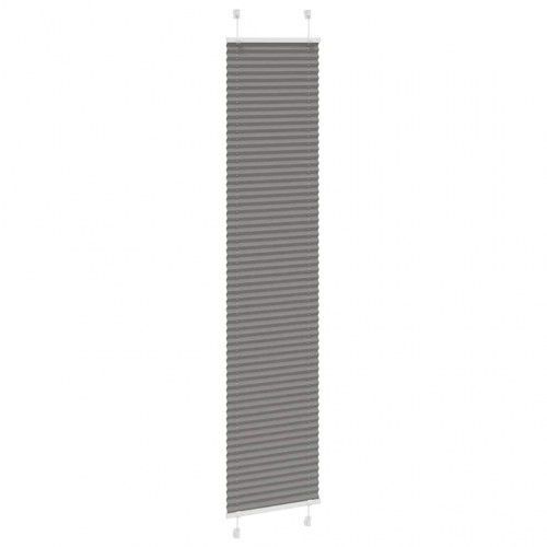 Plisségardin antracit 50×200 cm - stofbredde 49,4 cm, polyester