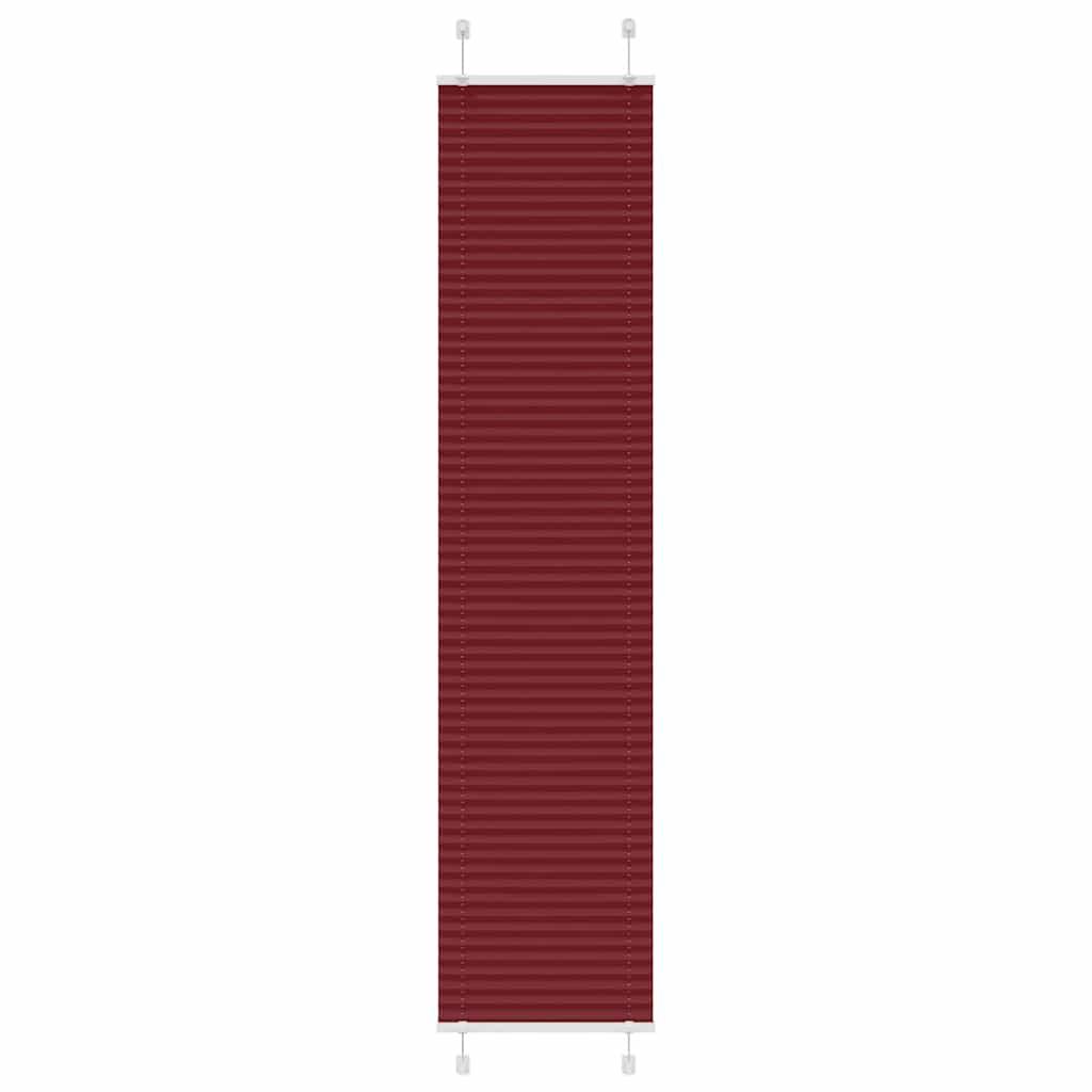Plisségardin Bordeauxrød 45x200 cm Stofbredde 44,4 cm Polyester