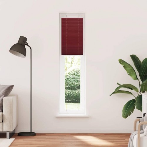 Plisségardin bordeauxrød 45×200 cm - stofbredde 44,4 cm, polyester