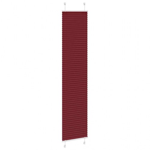 Plisségardin bordeauxrød 45×200 cm - stofbredde 44,4 cm, polyester