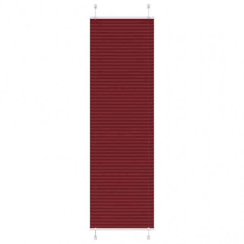 Plisségardin - bordeauxrød 55×200 cm, stofbredde 54,4 cm, polyester