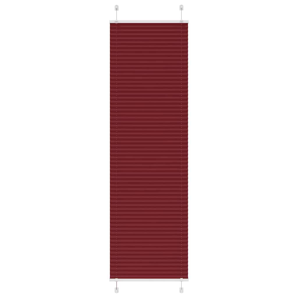 Plisségardin Bordeauxrød 55x200 cm Stofbredde 54,4 cm Polyester