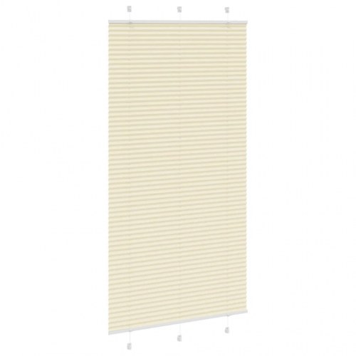 Plisségardin - creme, 105×200 cm, polyester
