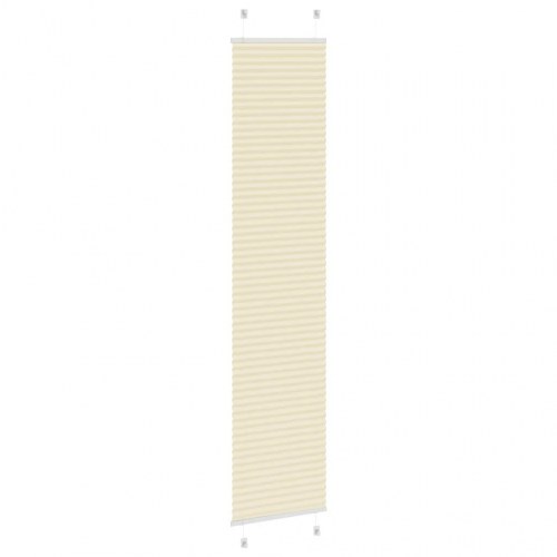 Plisségardin creme 45x200 cm - stofbredde 44,4 cm, polyester