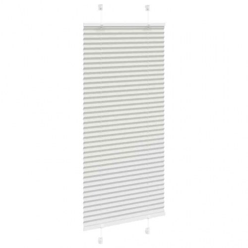 Plisségardin lysegrå 55×100 cm - stofbredde 54,4 cm, polyester