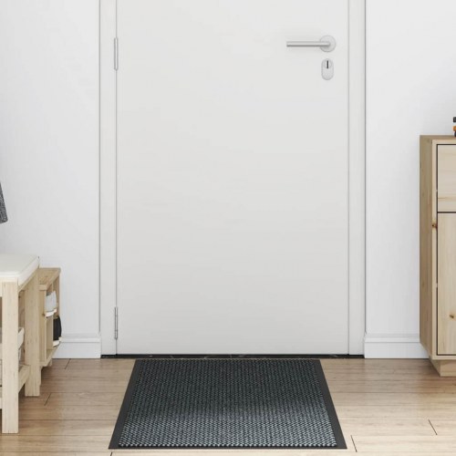 Dørmåtte antracit 60 × 180 cm - skridsikker og vaskbar
