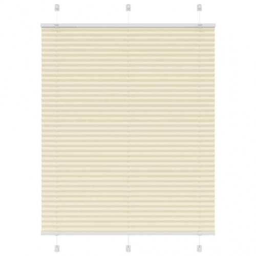 Plisségardin - creme 110×150 cm, stofbredde 109,4 cm, polyester