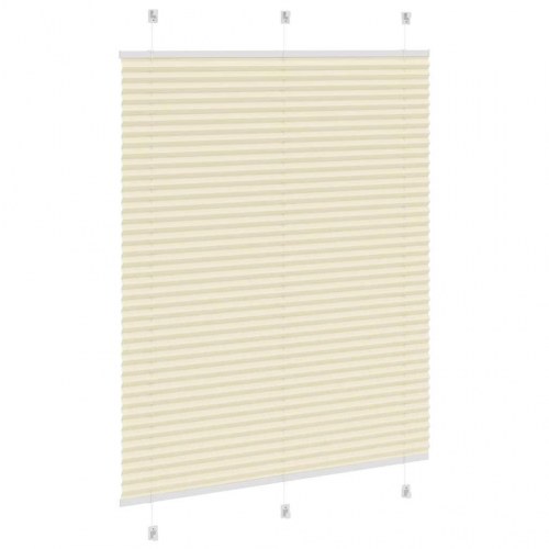 Plisségardin - creme 110×150 cm, stofbredde 109,4 cm, polyester