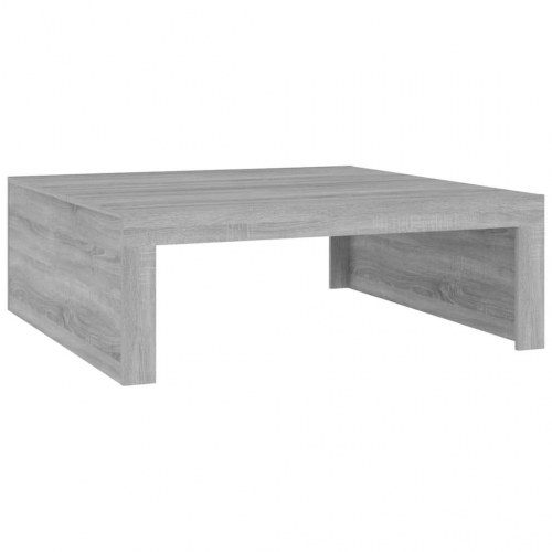 Sofabord 100 × 100 × 35 cm i konstrueret træ - grå sonoma-eg