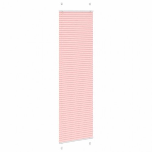 Plisségardin lyserød 65×200 cm - stofbredde 64,4 cm, polyester