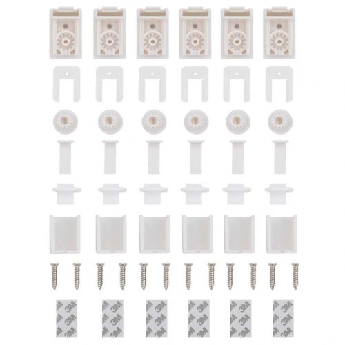 Plisségardin Lyserød 105x100 cm Stofbredde 104,4 cm Polyester