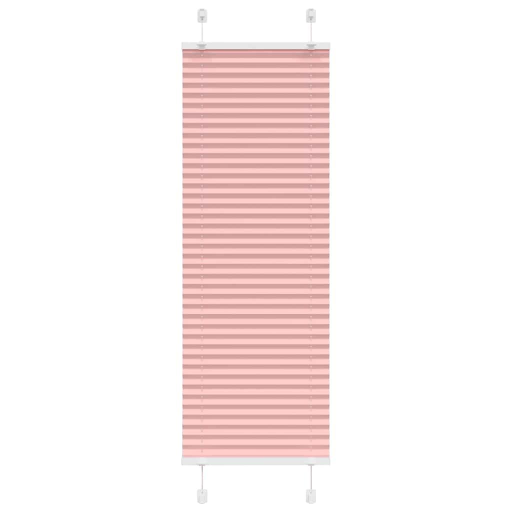 Plisségardin Lyserød 45x150 cm Stofbredde 44,4 cm Polyester