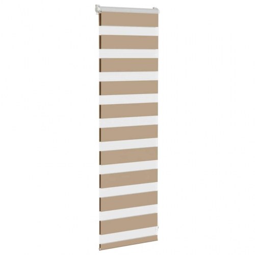 Zebragardin sandbrun 50×100 cm - stofbredde 45,9 cm, polyester