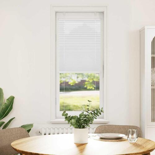 Plisségardin Hvid 40x100 cm Stofbredde 39,4 cm Polyester