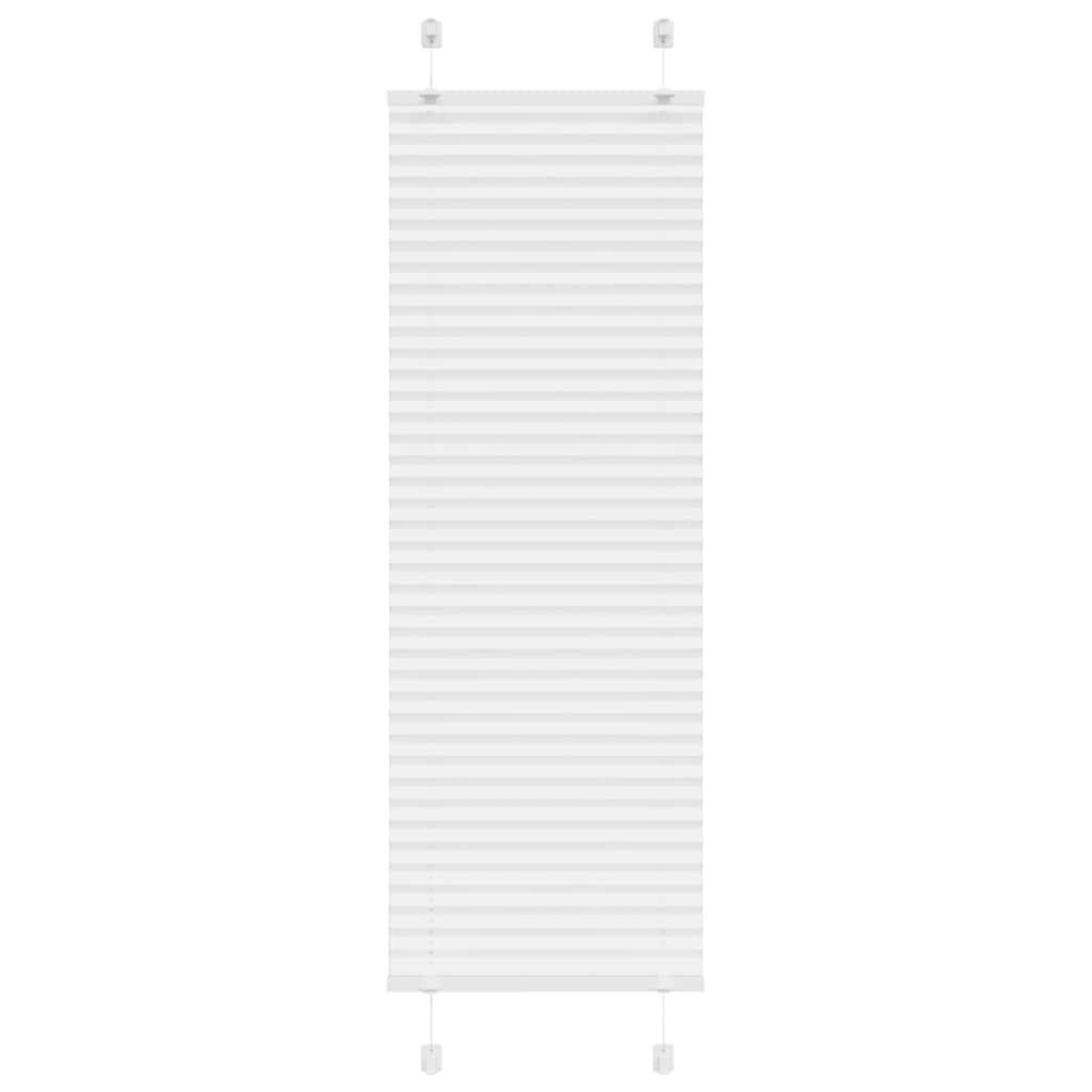 Plisségardin Hvid 50x150 cm Stofbredde 49,4 cm Polyester