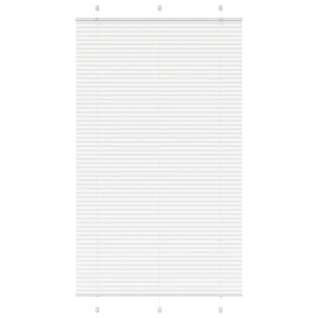 Plisségardin Hvid 115x200 cm Stofbredde 114,4 cm Polyester