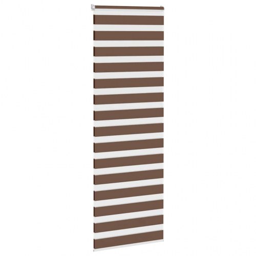 Zebragardin - brun 70×200 cm, stofbredde 65,9 cm, polyester