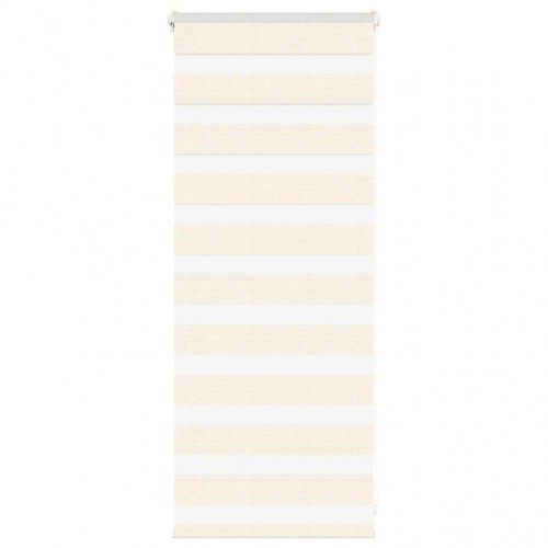 Zebragardin - marmorbeige 60×100 cm, stofbredde 55,9 cm, polyester