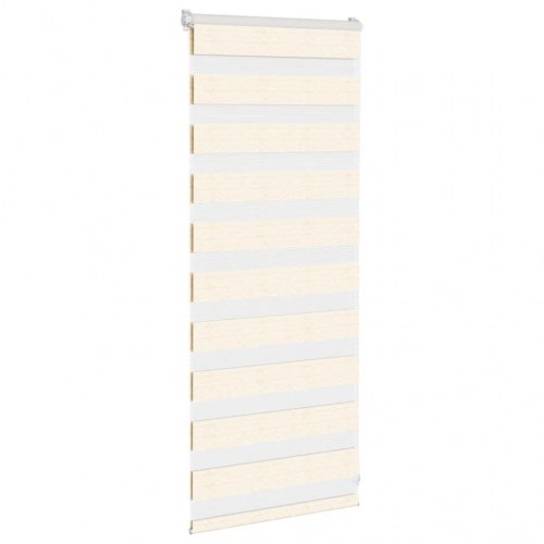 Zebragardin - marmorbeige 60×100 cm, stofbredde 55,9 cm, polyester