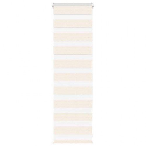 Zebragardin - marmorbeige 50×100 cm, stofbredde 45,9 cm, polyester