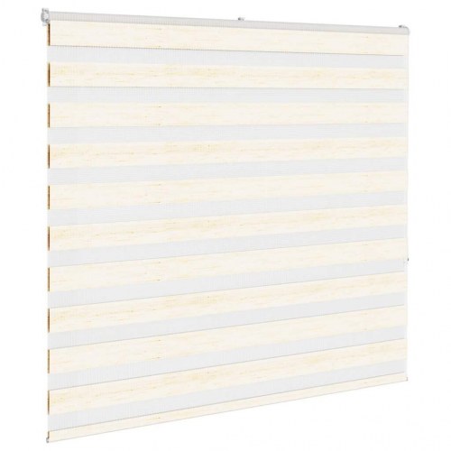 Zebragardin marmorbeige 155×150 cm - stofbredde 150,9 cm, polyester