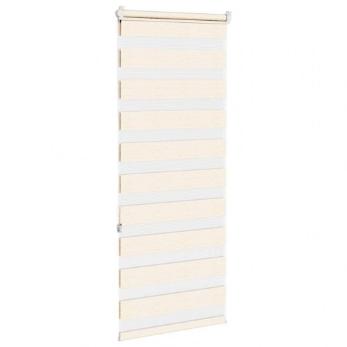 Zebragardin marmorbeige 60×150 cm - stofbredde 55,9 cm, polyester