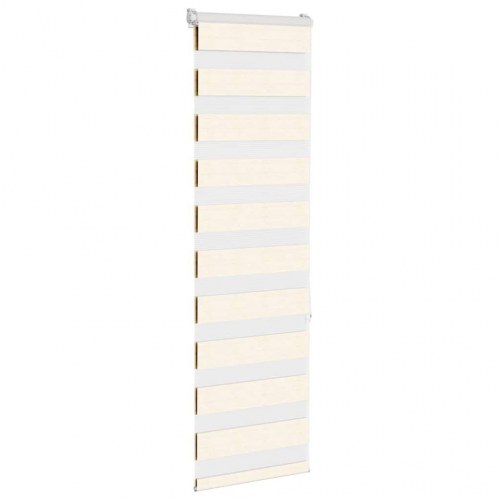 Zebragardin - marmorbeige 50×150 cm, stofbredde 45,9 cm, polyester